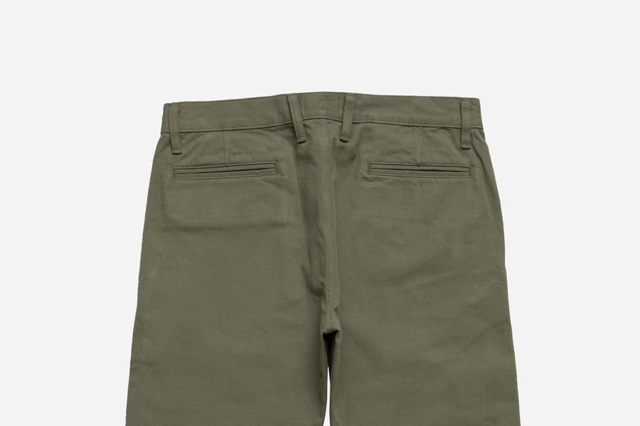 3sixteen - CH-55x Olive Selvedge Chino - City Workshop Men's Supply Co.