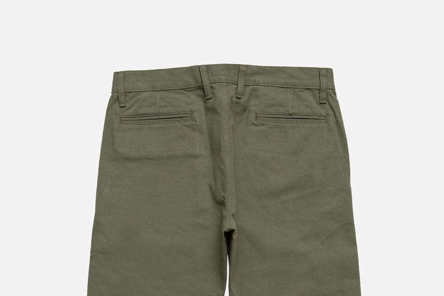 3sixteen - CH⁠-⁠55x Olive Selvedge Chino - City Workshop Men's Supply Co.