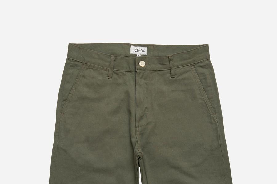3sixteen - CH-55x Olive Selvedge Chino - City Workshop Men's Supply Co.