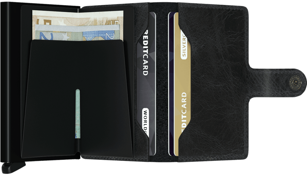 SECRID - Miniwallet - Vintage Black - City Workshop Men's Supply Co.