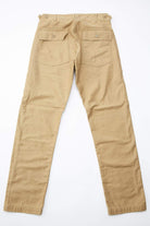 orSlow - 5032 Slim Fit Reverse Sateen Army Fatigue Pant in Khaki - City Workshop Men's Supply Co.