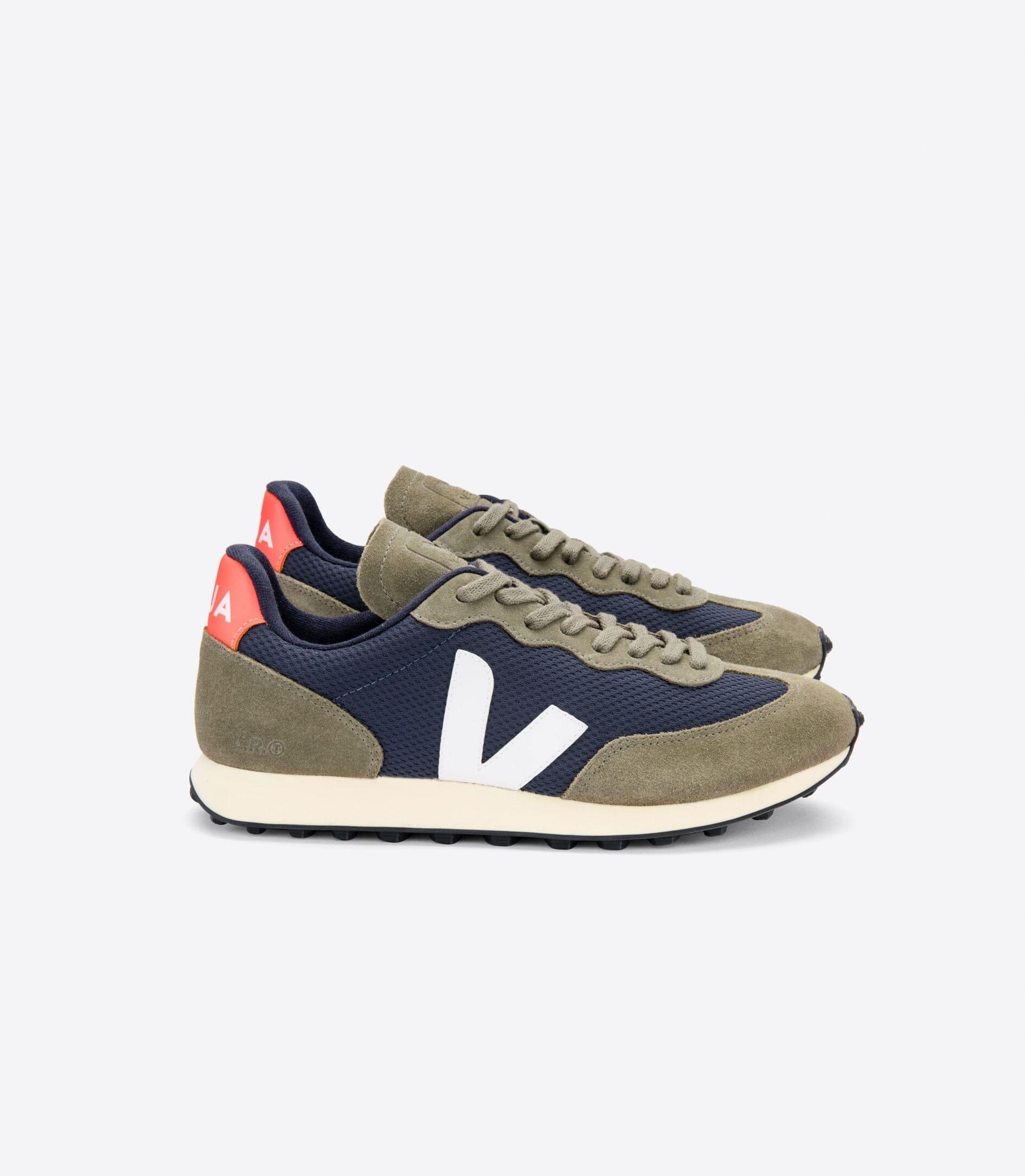 Veja - RIO BRANCO ALVEOMESH NAUTICO WHITE ORANGE FLUO - City Workshop Men's Supply Co.