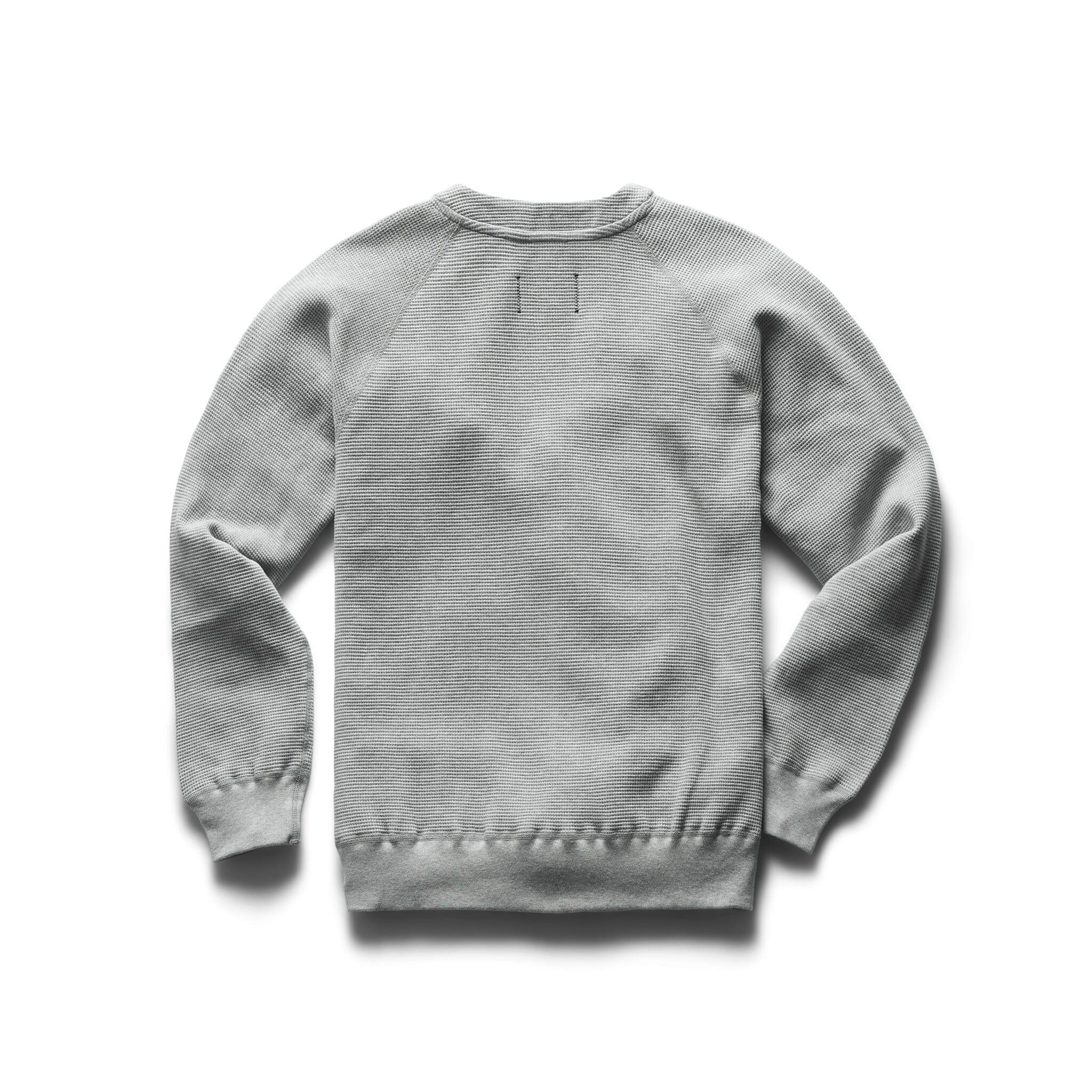 Reigning Champ - Flatback Thermal Cardigan - Heather Grey - City Workshop Men's Supply Co.