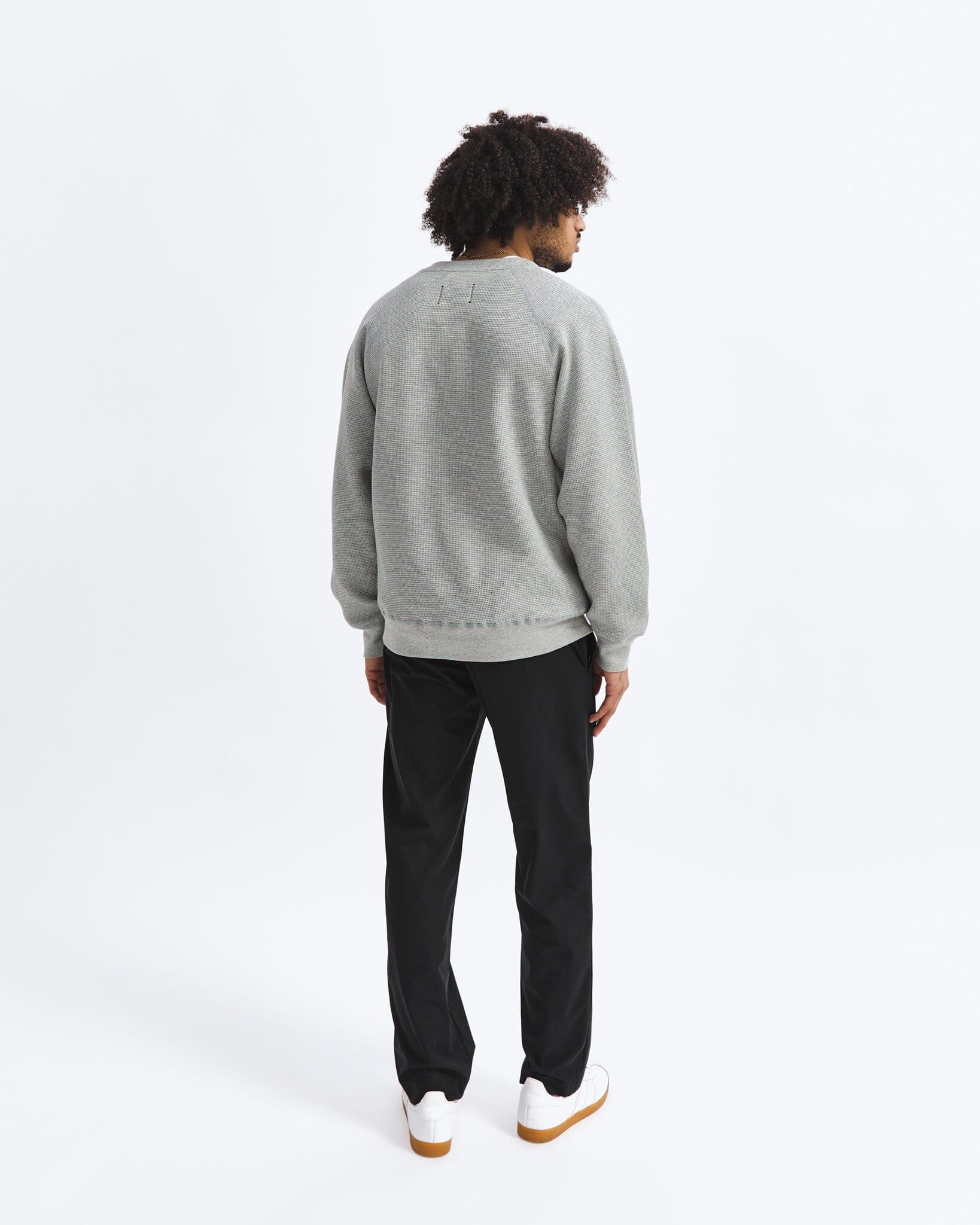 Reigning Champ - Flatback Thermal Cardigan - Heather Grey - City Workshop Men's Supply Co.