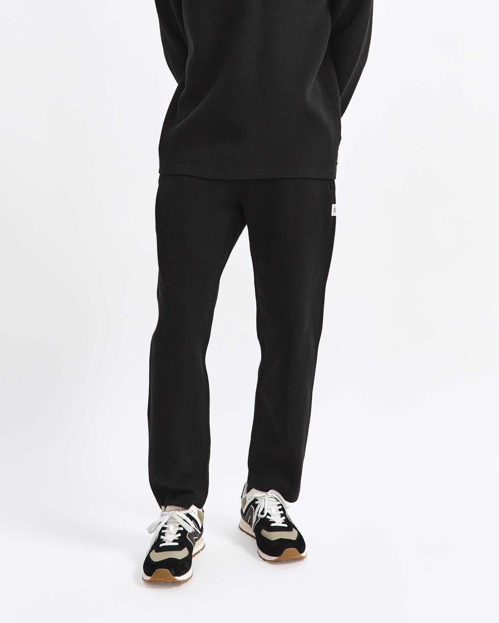Reigning Champ - Flatback Thermal Pant - Black - City Workshop Men's Supply Co.