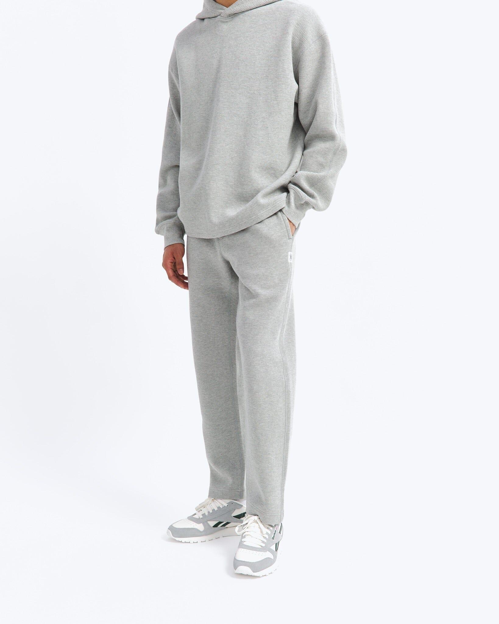 Reigning Champ - Flatback Thermal Pant - Heather Grey - City Workshop Men's Supply Co.