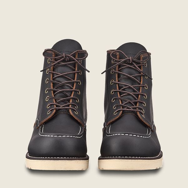 Red Wing Heritage 6 Inch Classic Moc #8849 // Black Prairie Leather - City Workshop Men's Supply Co.