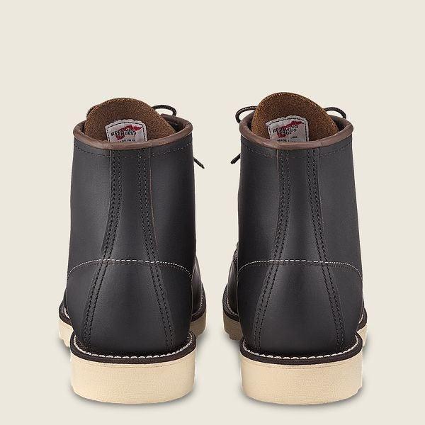 Red Wing Heritage 6 Inch Classic Moc #8849 // Black Prairie Leather - City Workshop Men's Supply Co.