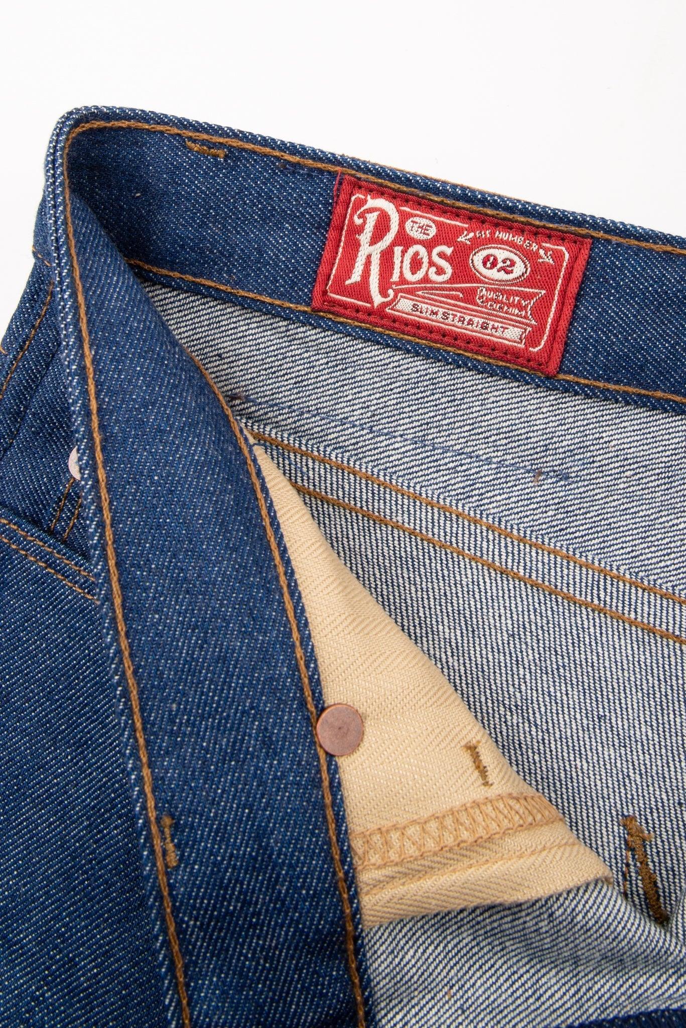 Freenote Cloth - Rios 12oz Vintage Blue Denim - City Workshop Men's Supply Co.