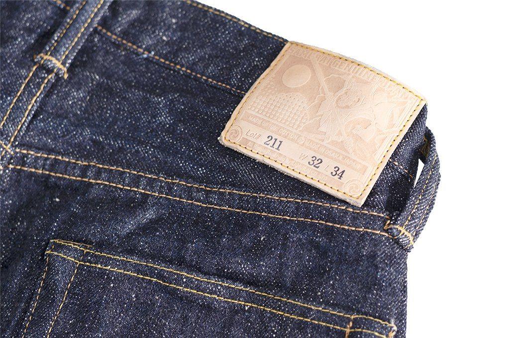 SAMURAI JEANS - S211VX "Benkei" 17oz Selvedge Denim - Relaxed Tapered Fit One Wash - City Workshop Men's Supply Co.