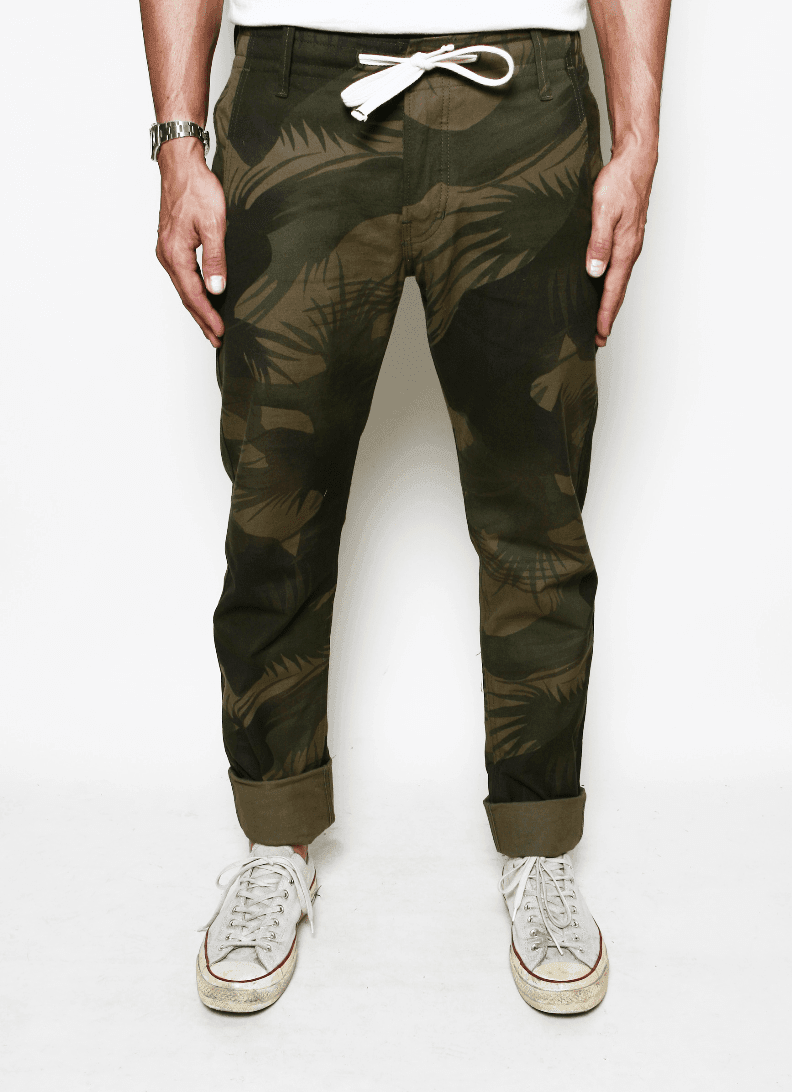 Rogue Territory - Boarder Pants in Olive Palm Camo - City Workshop Men's Supply Co.