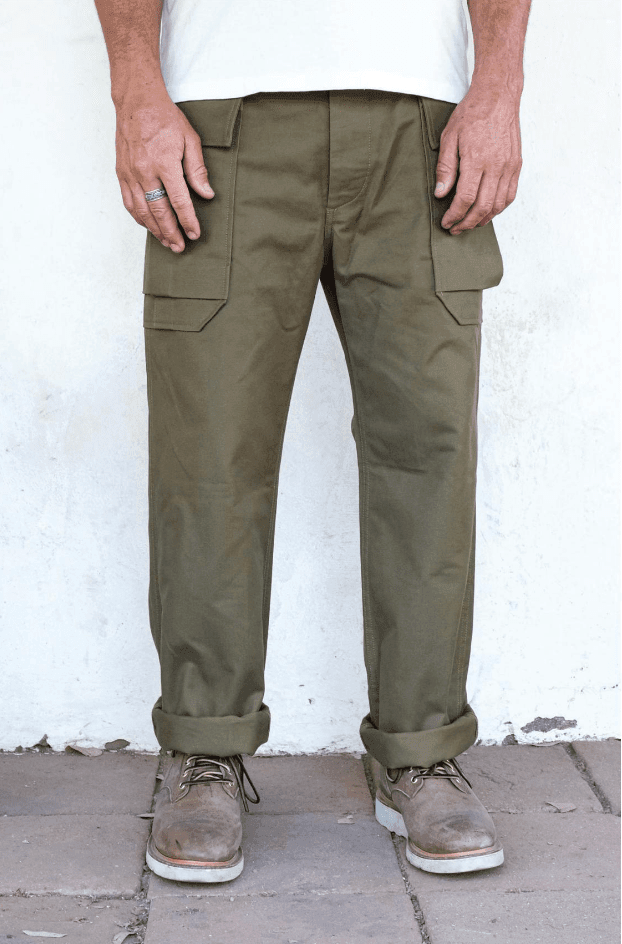 Freenote Cloth - Midway Pant in Olive - City Workshop Men's Supply Co.