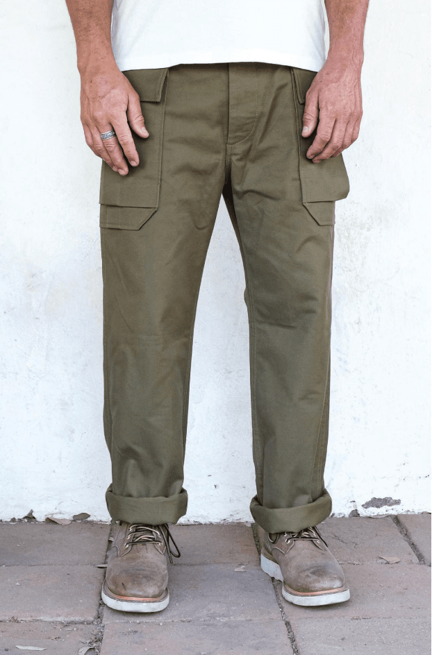 Freenote Cloth - Midway Pant in Olive - City Workshop Men's Supply Co.