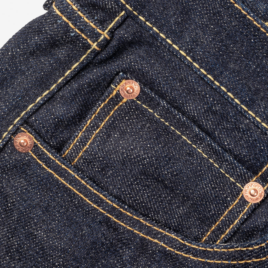 Iron Heart - IH-555S-18 - 18oz Vintage Selvedge Denim Super Slim Cut Jeans - Indigo - City Workshop Men's Supply Co.