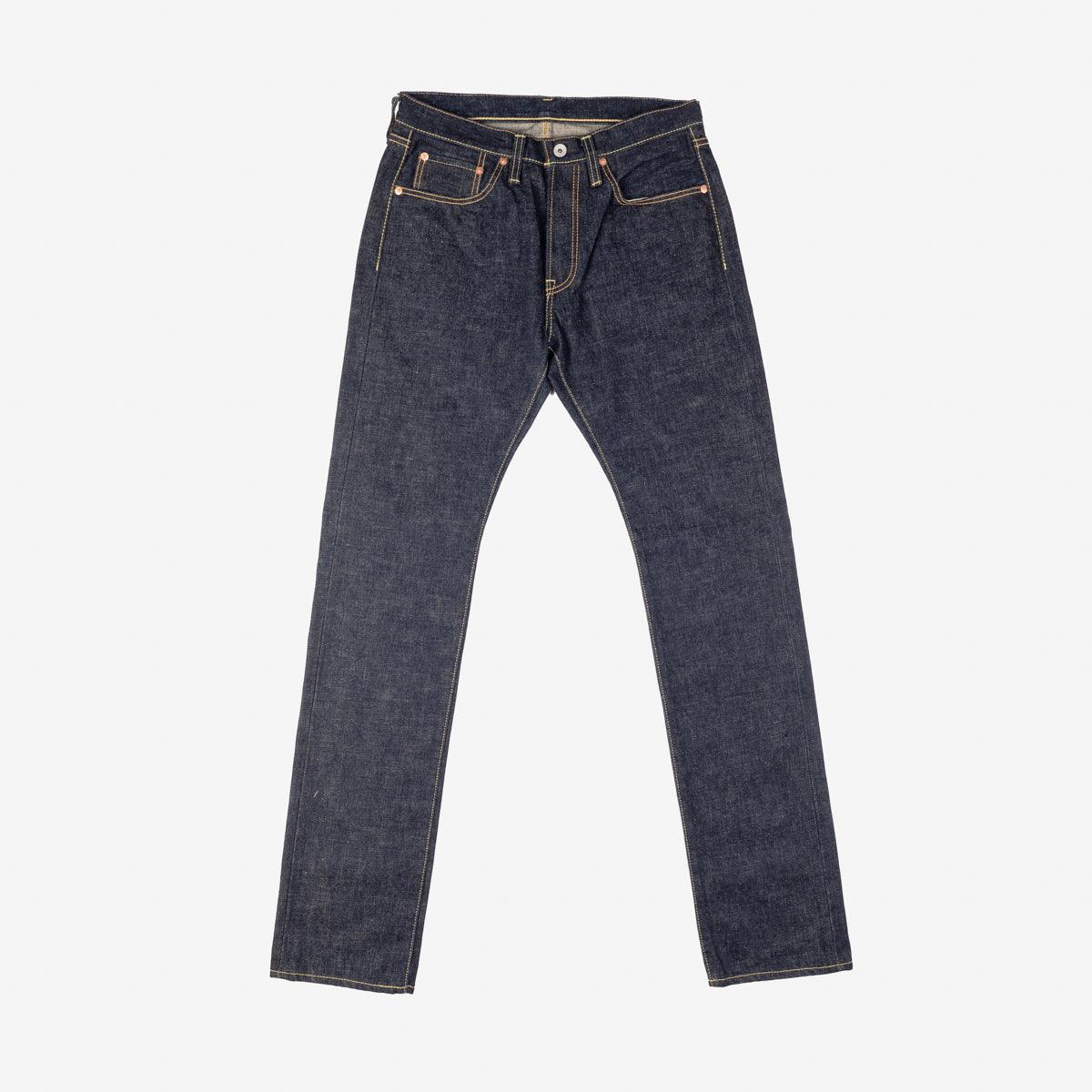 Iron Heart - IH-555S-18 - 18oz Vintage Selvedge Denim Super Slim Cut Jeans - Indigo - City Workshop Men's Supply Co.