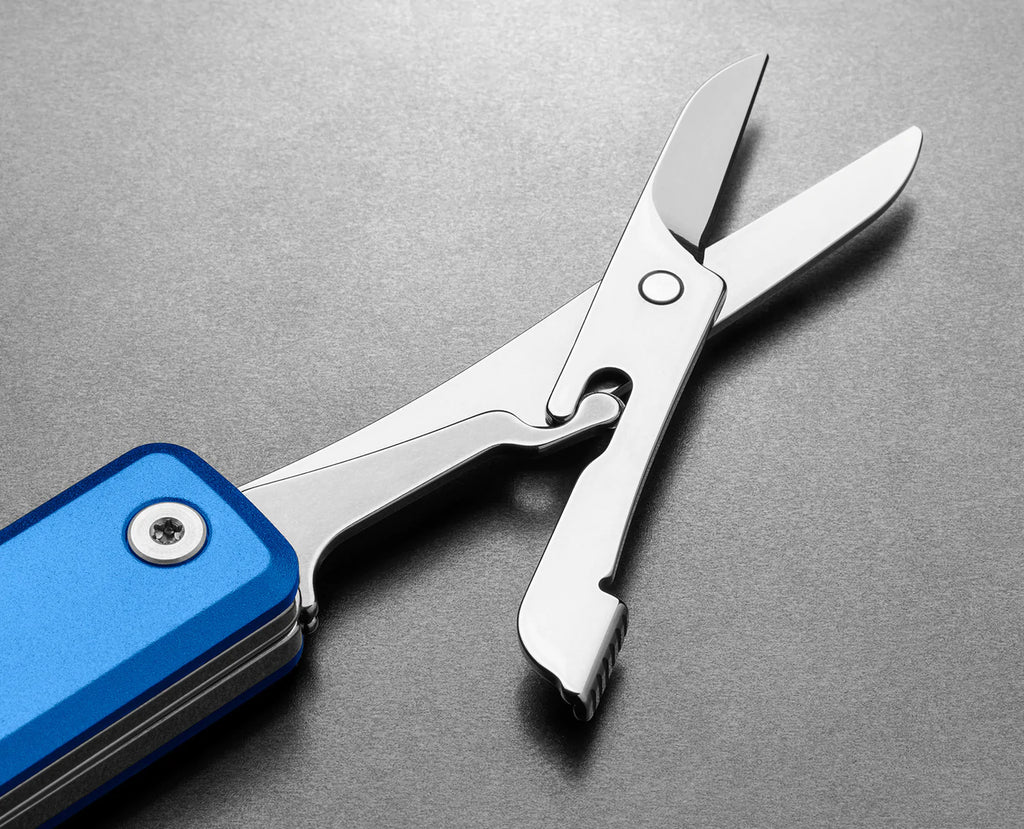 The James Brand - The Ellis Scissors Cerulean + Stainless / Serrated - City Workshop Men's Supply Co.