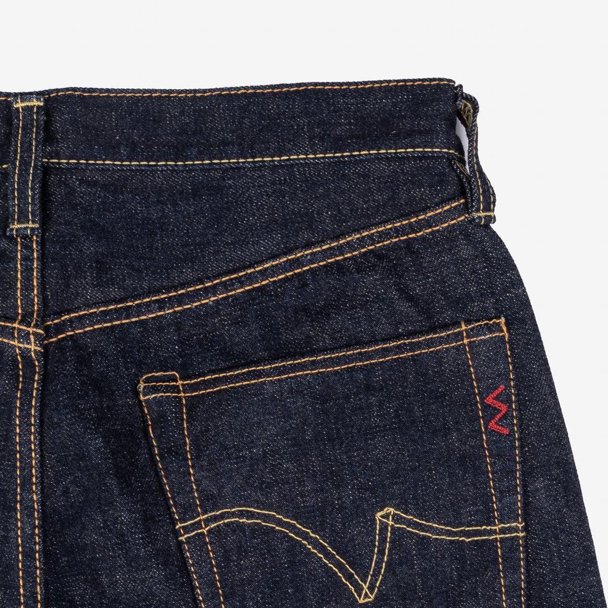 Iron Heart - IH-555S-18 - 18oz Vintage Selvedge Denim Super Slim Cut Jeans - Indigo - City Workshop Men's Supply Co.