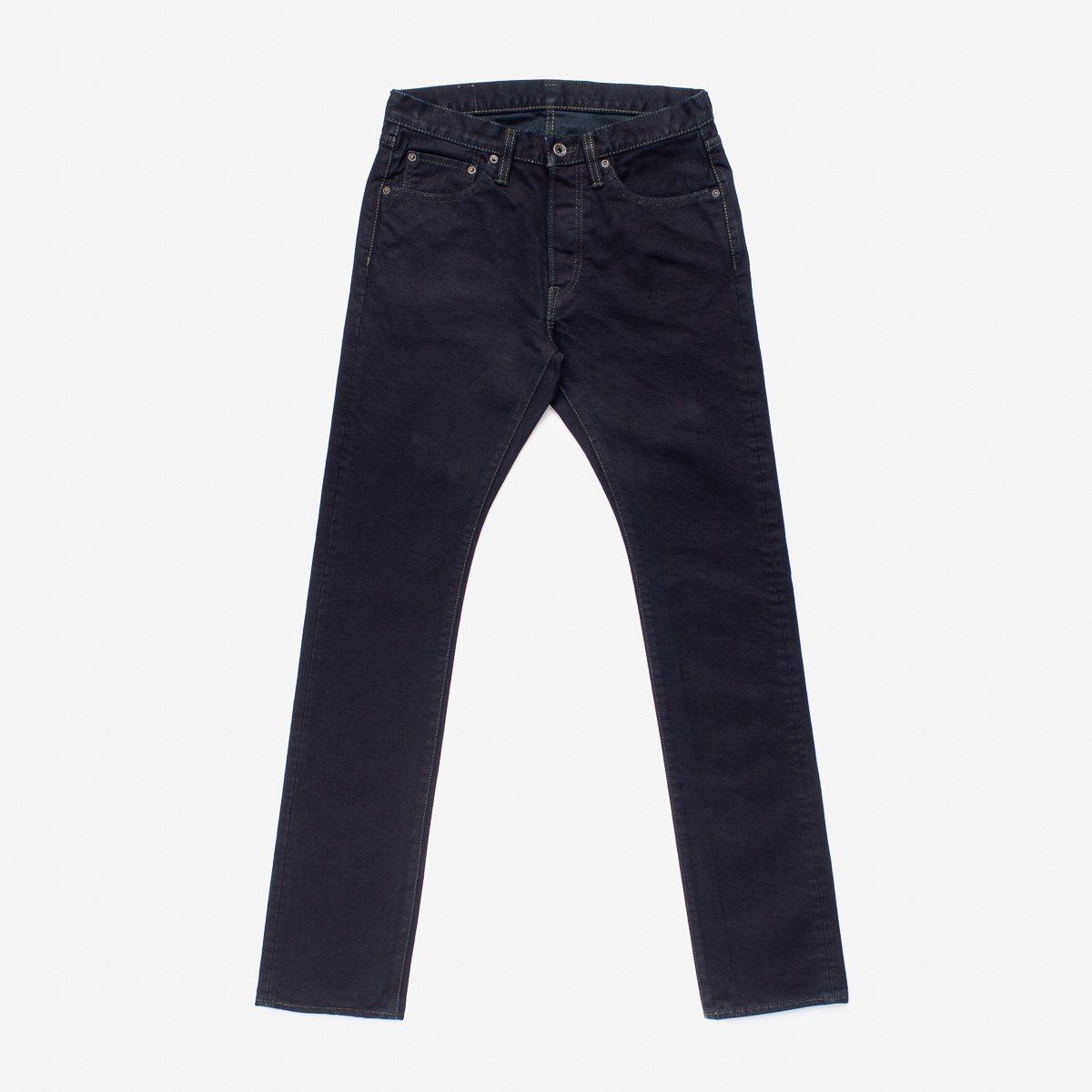 Iron Heart - 14oz IH-555S-142OD Selvedge Denim Slim Tapered Jeans - Indigo Overdyed Black - City Workshop Men's Supply Co.