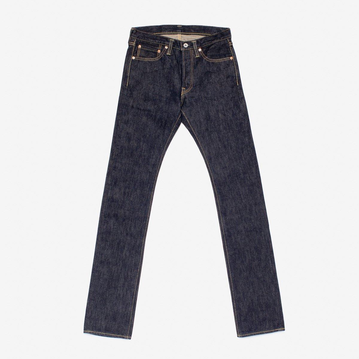 Iron Heart - IH-555S-21 - 21oz Selvedge Denim Super Slim Jeans - Indigo - City Workshop Men's Supply Co.