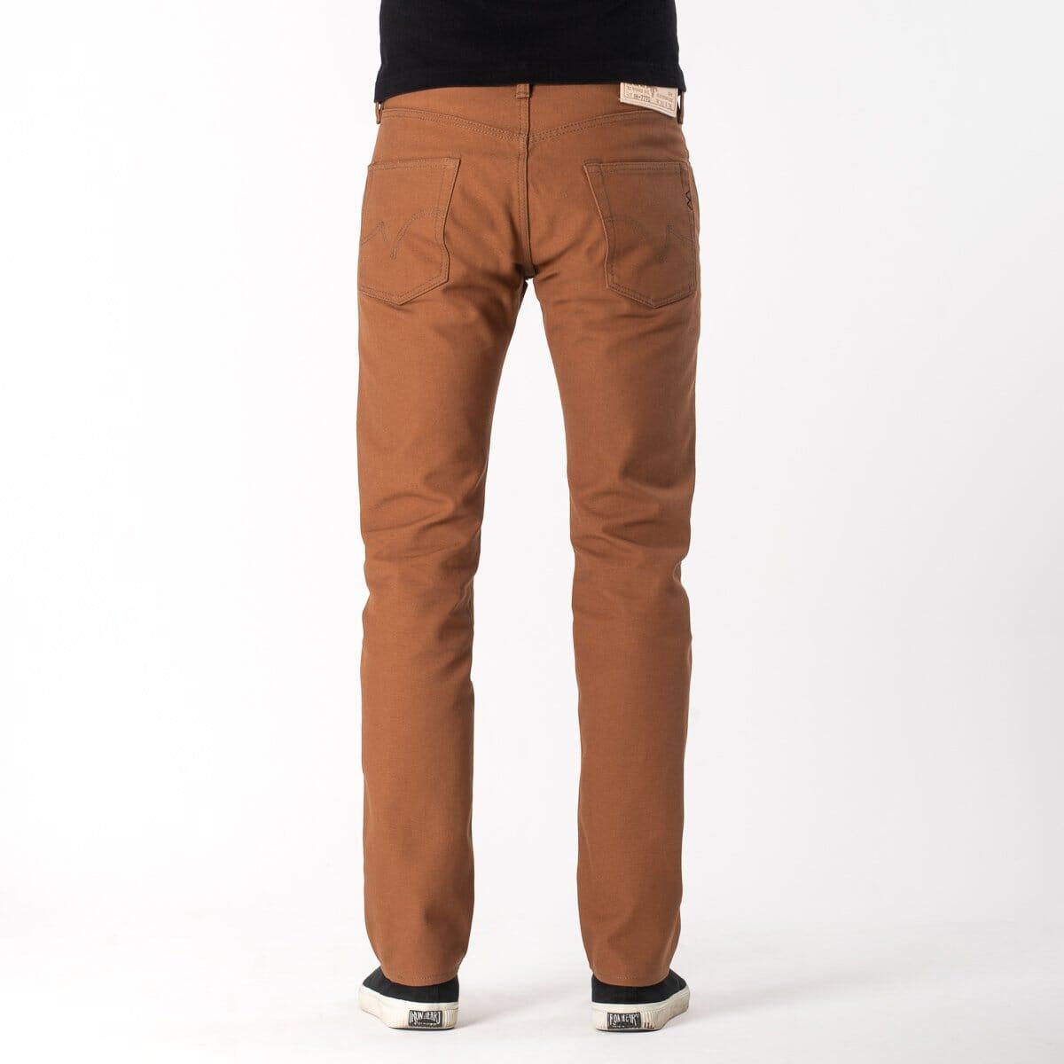 Iron Heart - IH-777D - 17oz Duck Slim Tapered Cut Jeans - Brown - City Workshop Men's Supply Co.