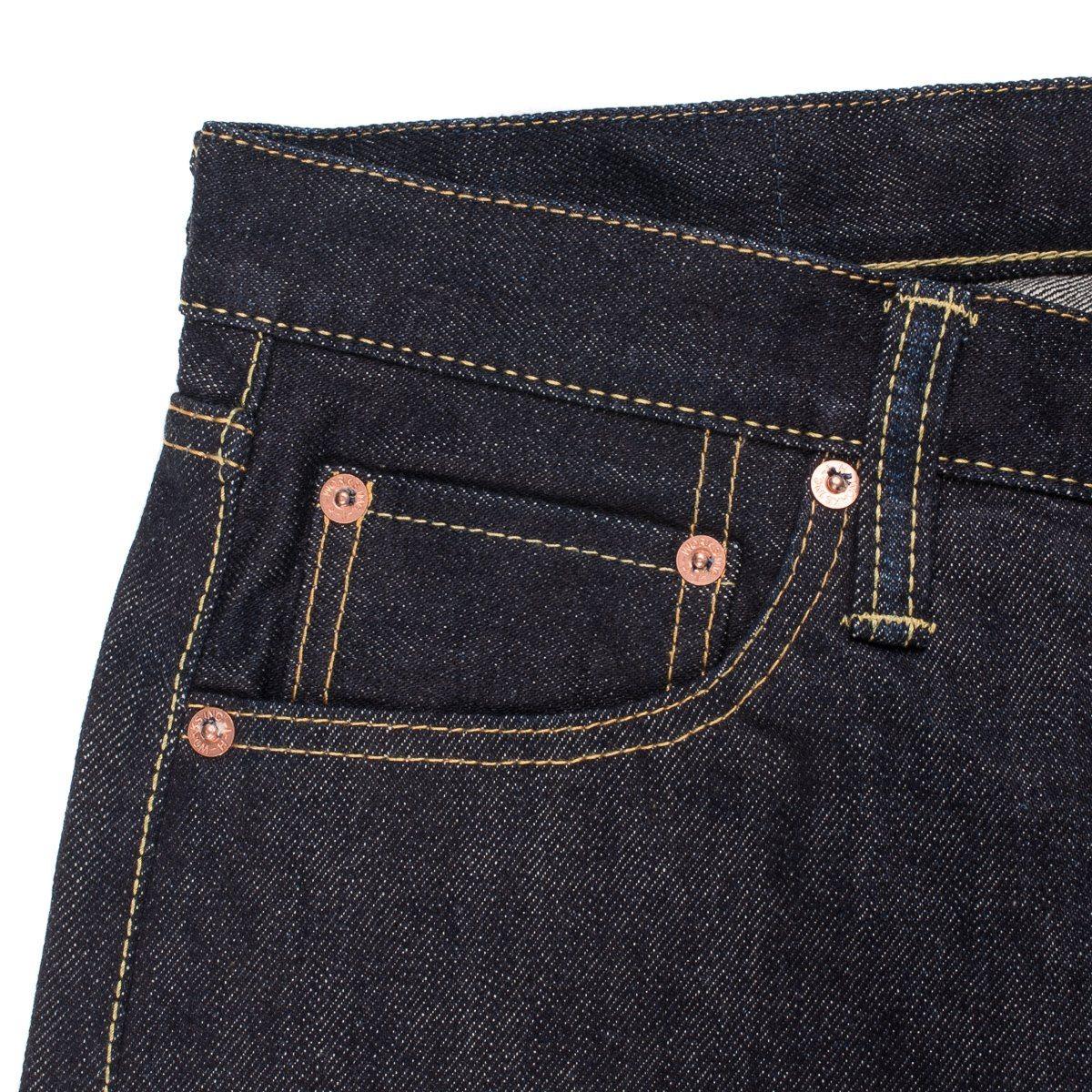 Iron Heart IH-777S-142 14oz Selvedge Denim Slim Tapered Jeans - Indigo - City Workshop Men's Supply Co.