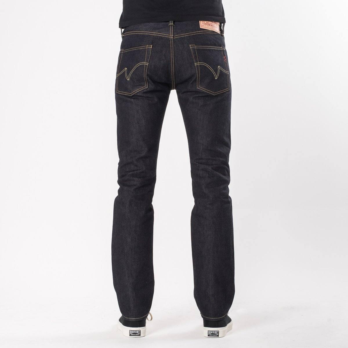 Iron Heart IH-777S-142 14oz Selvedge Denim Slim Tapered Jeans - Indigo - City Workshop Men's Supply Co.