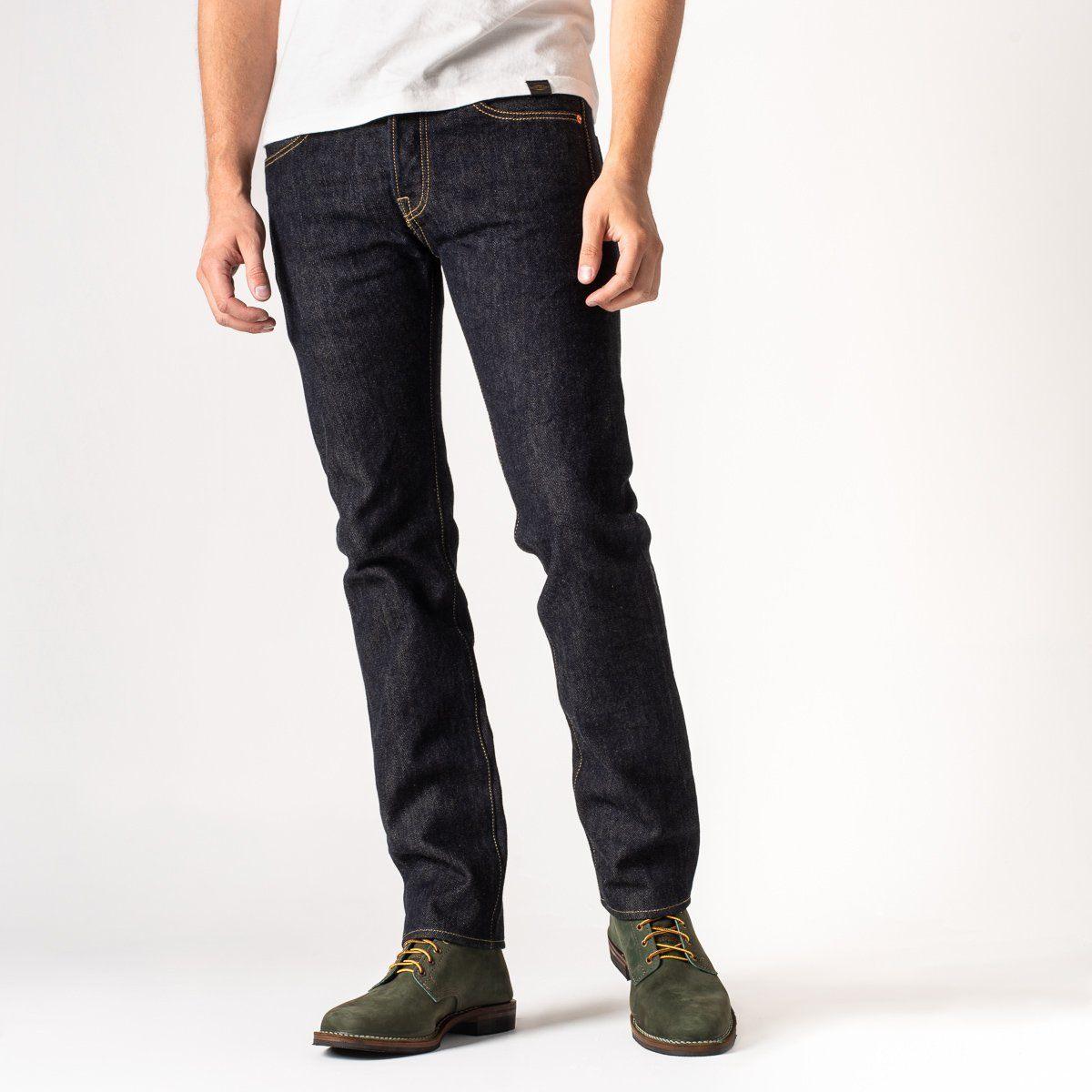 Iron Heart 21oz IH-777S-21 Selvedge Denim Super Slim Tapered Jeans - Indigo - City Workshop Men's Supply Co.