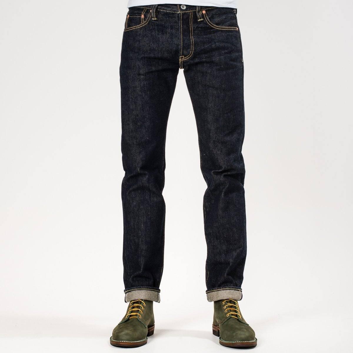 Iron Heart 21oz IH-777S-21 Selvedge Denim Super Slim Tapered Jeans - Indigo - City Workshop Men's Supply Co.