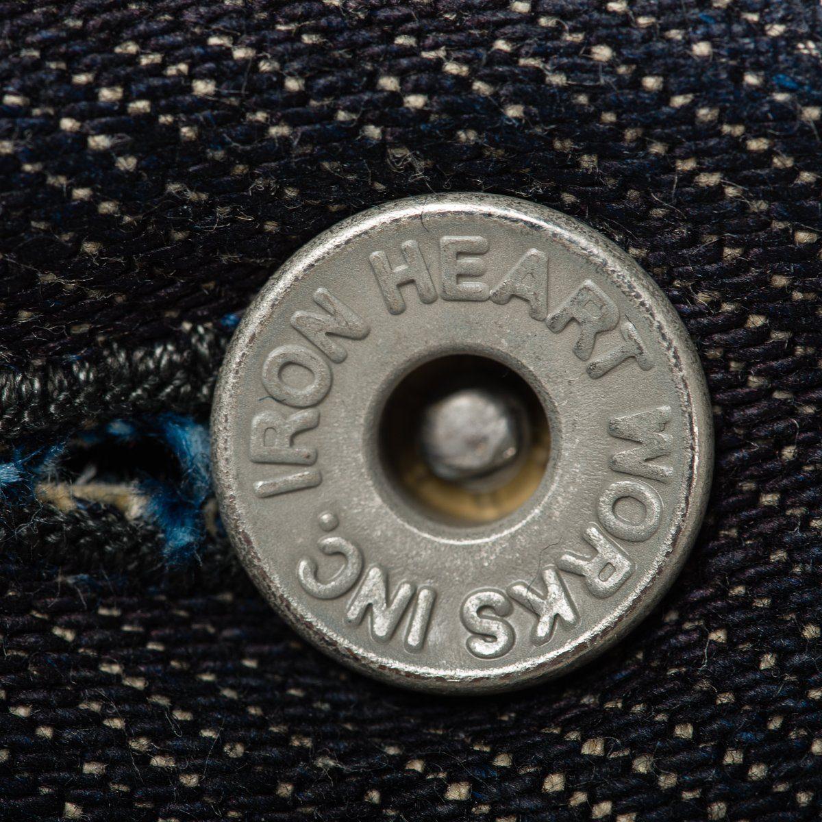 Iron Heart 21oz IH-777S-21 Selvedge Denim Super Slim Tapered Jeans - Indigo - City Workshop Men's Supply Co.