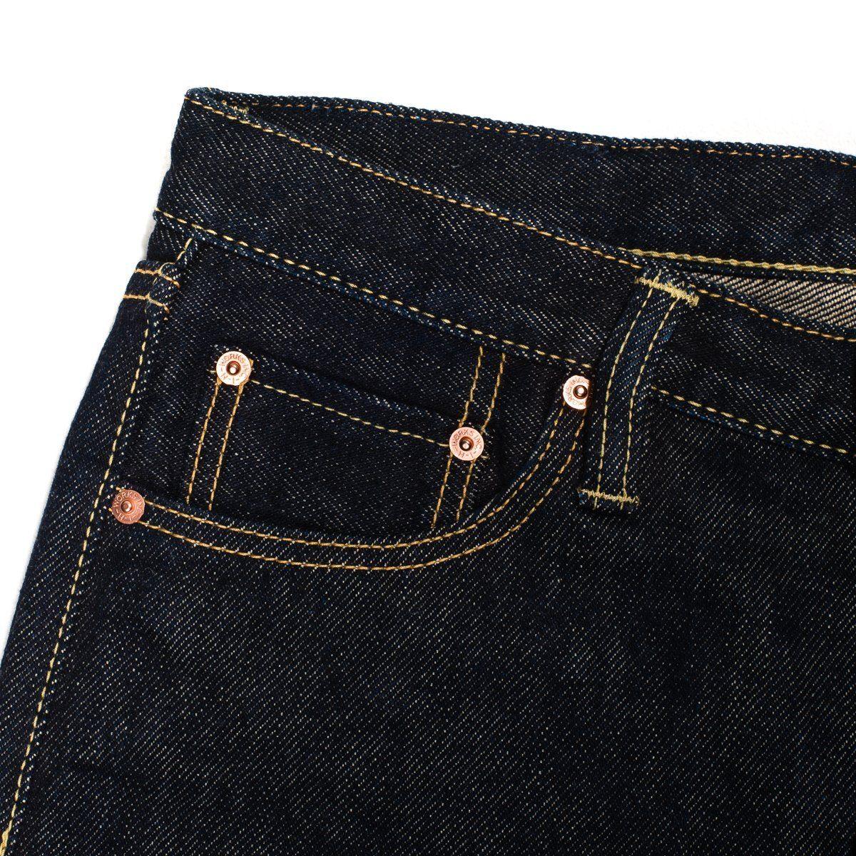 Iron Heart 21oz IH-777S-21 Selvedge Denim Super Slim Tapered Jeans - Indigo - City Workshop Men's Supply Co.