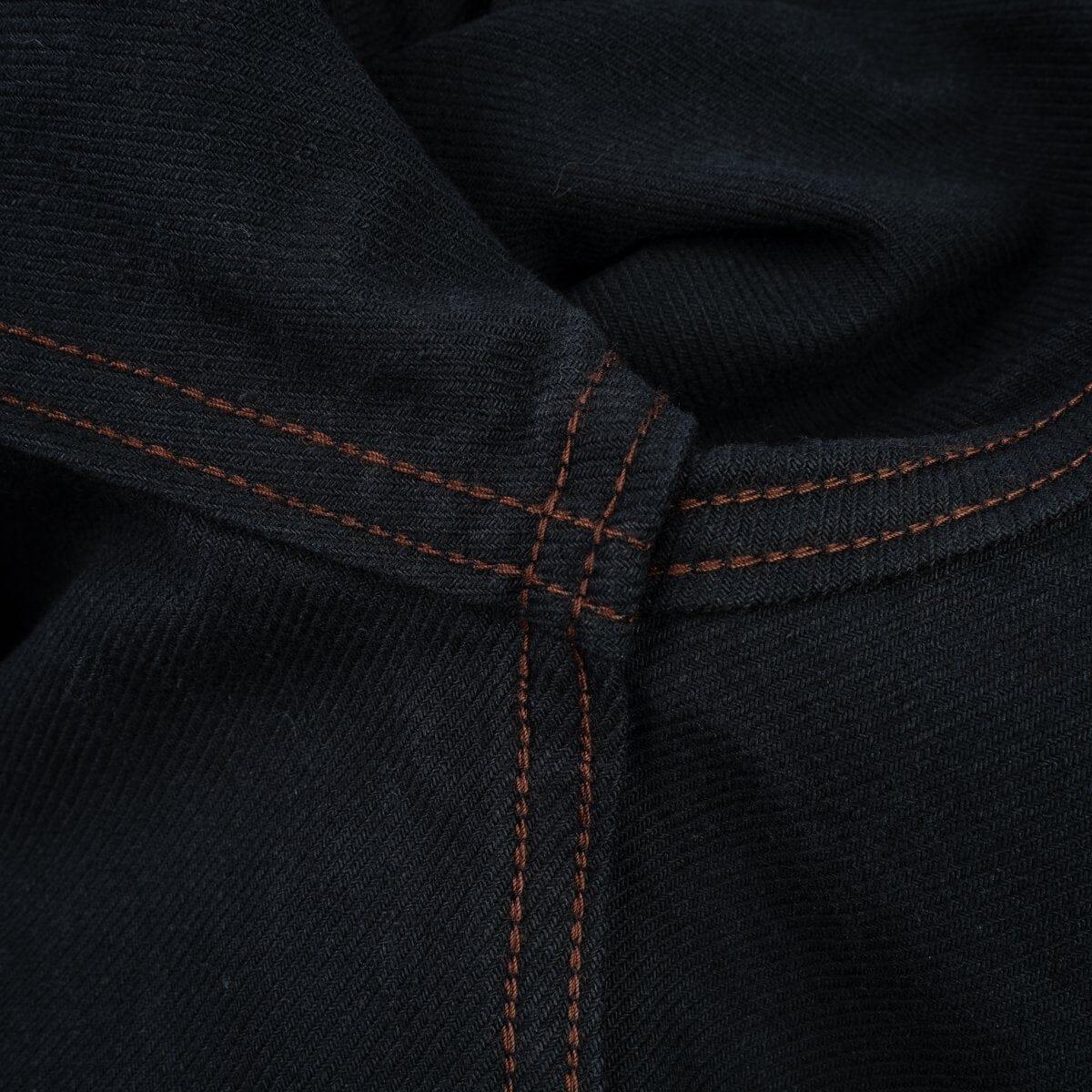 Iron Heart - IHSH-235-BLK - 13oz Military Serge Western Shirt - Black - City Workshop Men's Supply Co.