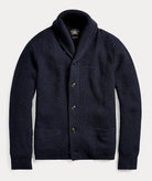 Double RL - Cashmere Shawl-Collar Cardigan in Navy - City Workshop Men's Supply Co.