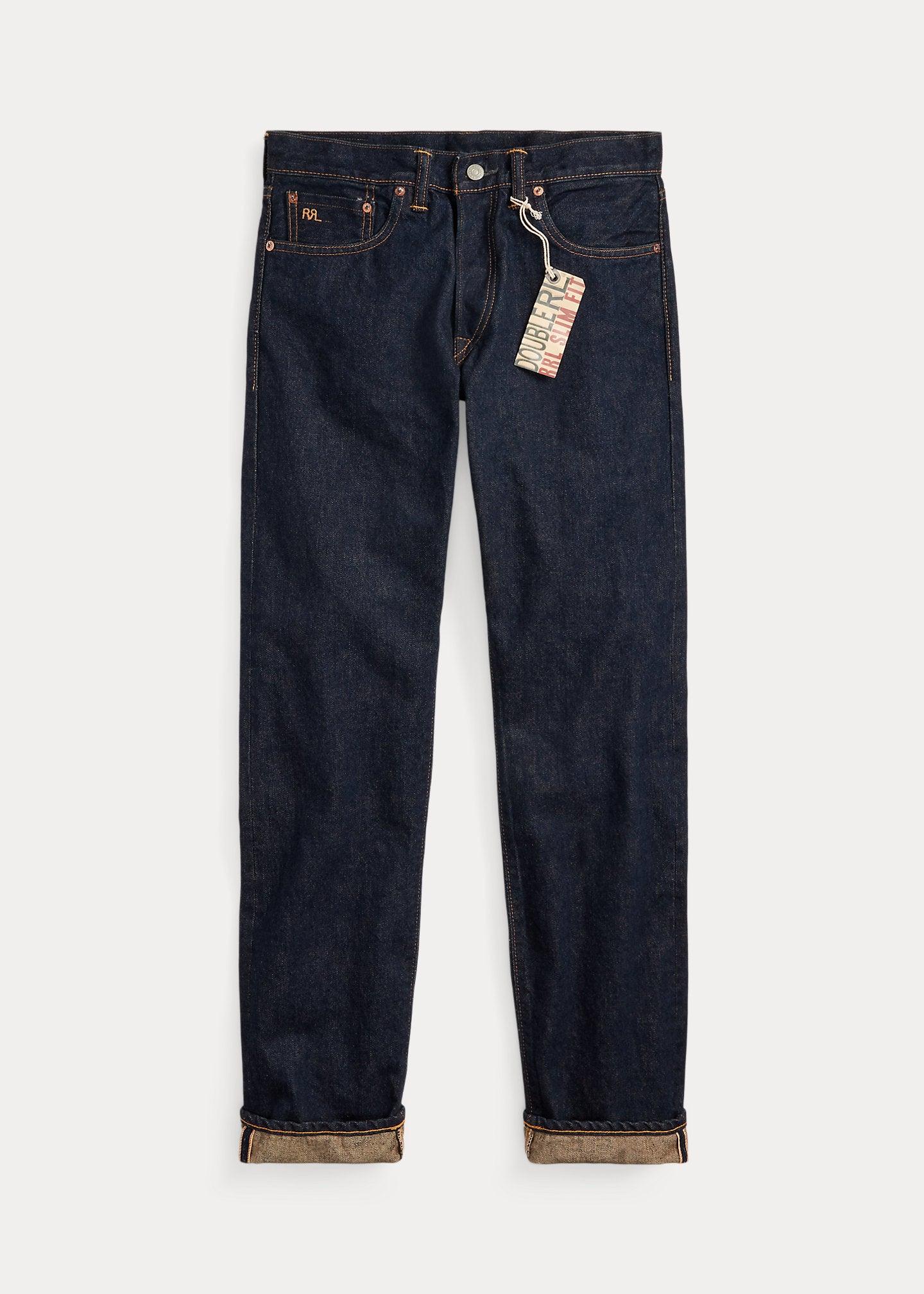 Double RL - Slim Fit Once-Washed Selvedge Jean - City Workshop Men's Supply Co.