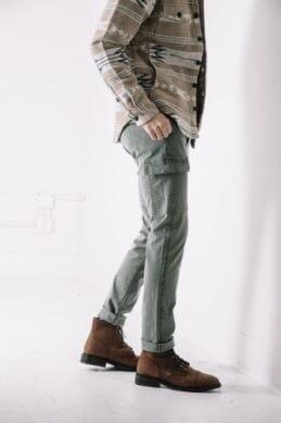 KATO - "The Nail" Stretch Oxford - Pigment Military Green - City Workshop Men's Supply Co.