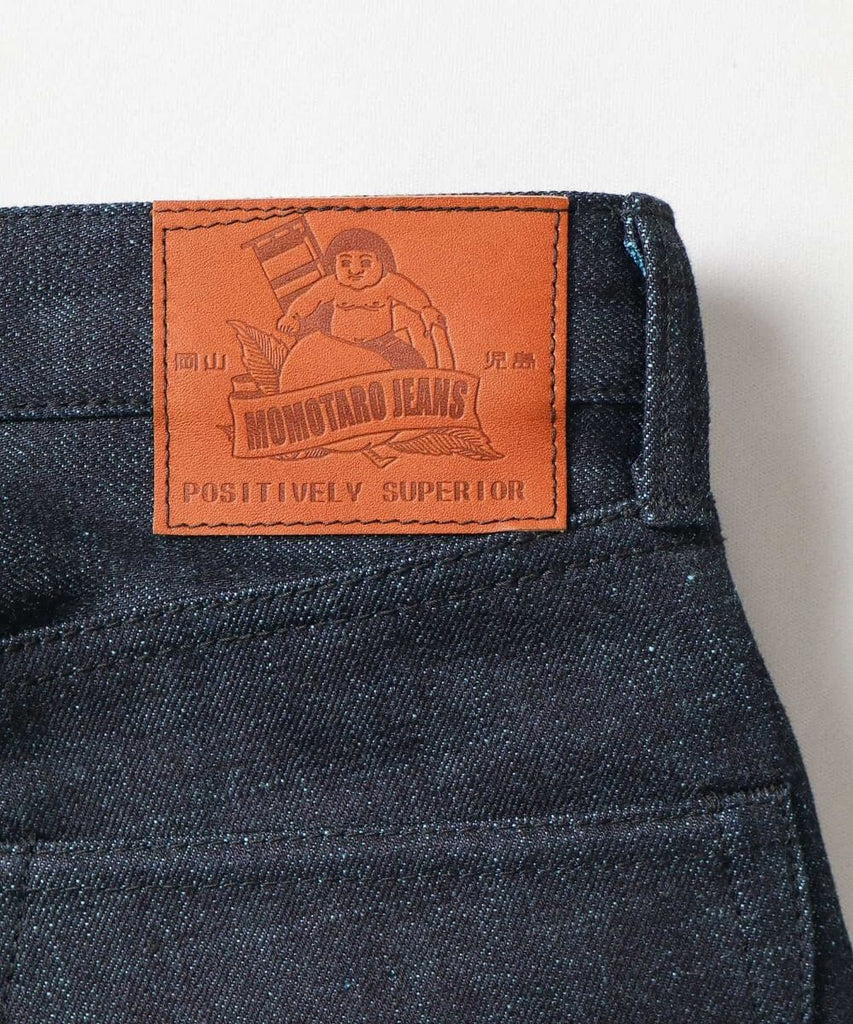 Momotaro Jeans - 0605-IM 15.7oz IDxMint Blue Denim Natural Tapered - City Workshop Men's Supply Co.