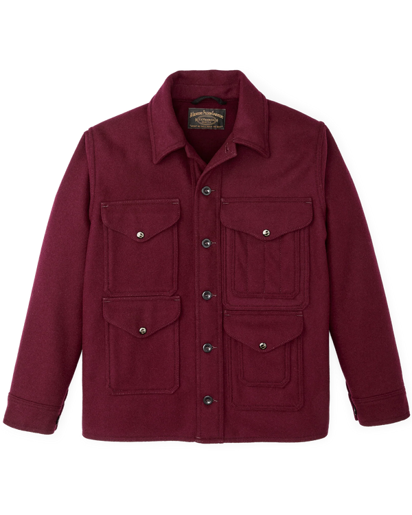 Filson - 1940s Mackinaw Wool Cruiser Jacket - Wine – City Workshop