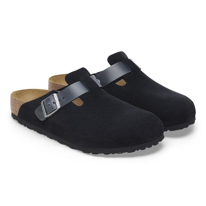 Birkenstock - Boston Mixed Leather - Midnight Blue – City