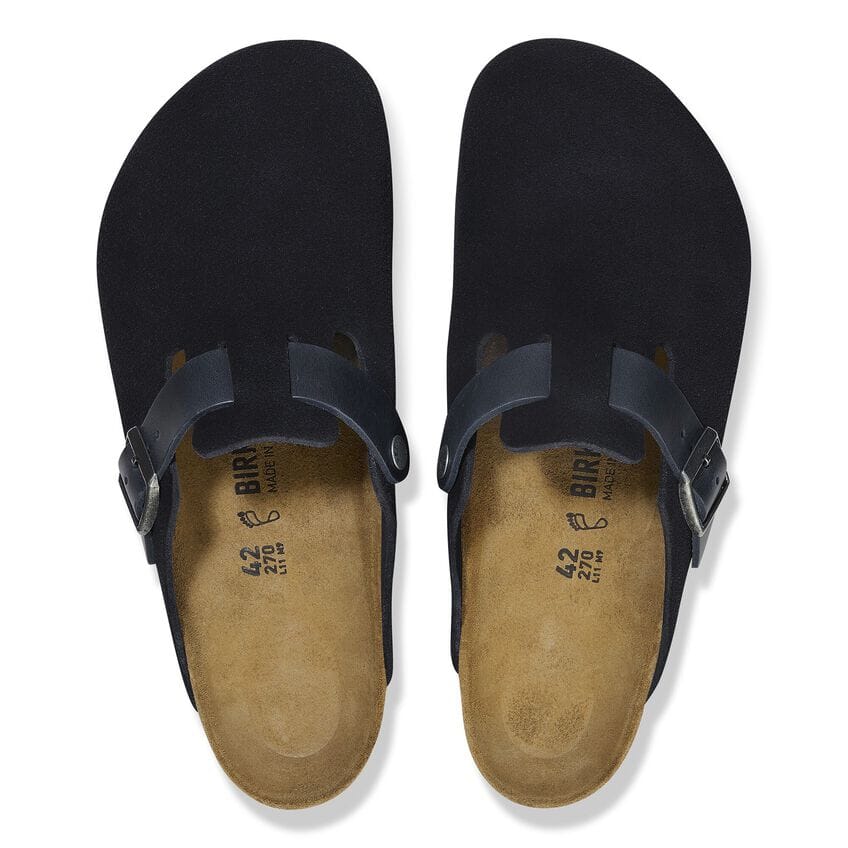 Birkenstock - Boston Mixed Leather - Midnight Blue – City