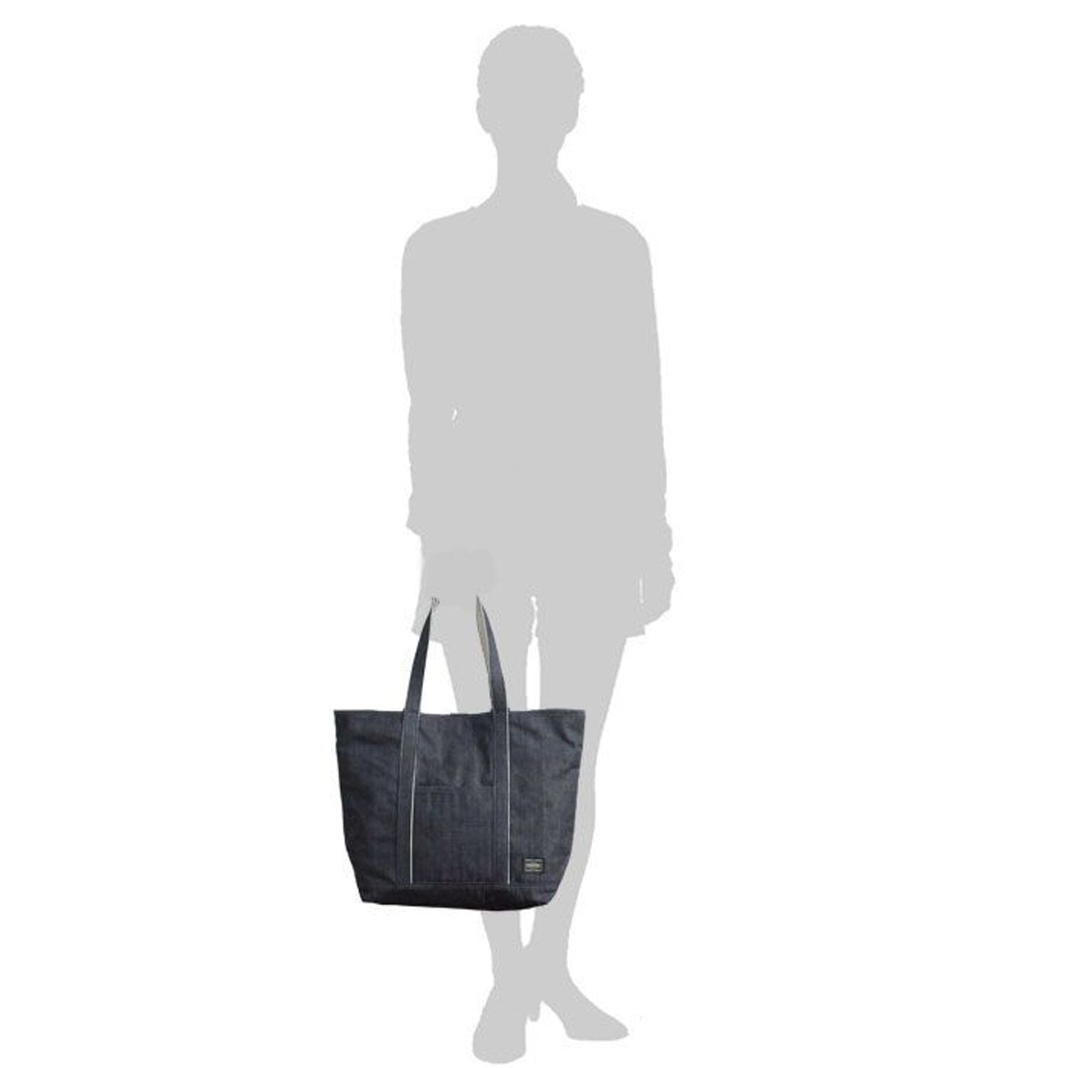 MINEDENIM × PORTER TOTE BAG Porter Tote Mini Silver Grey | Mini Tote Bags | VEE COLLECTIVE