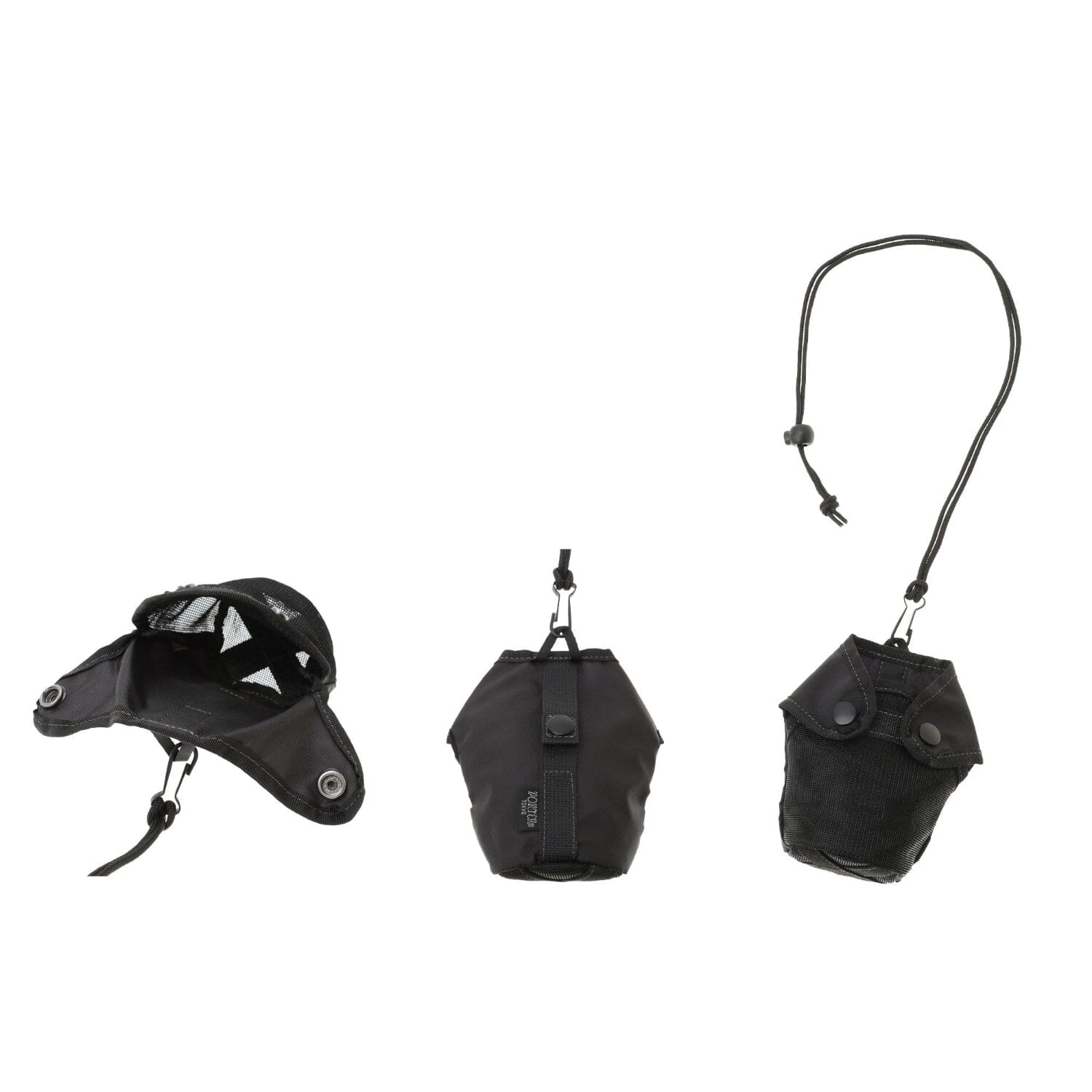 PORTER ALL WAIST BAG with POUCHES 黒 Porter-Yoshida & Co. - All Waist Bag with Pouches - Black