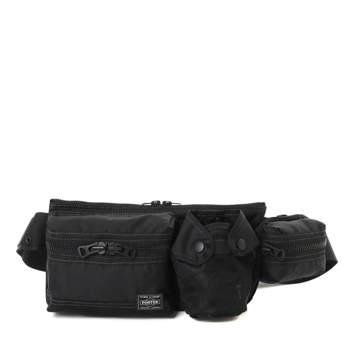 N*！様 PORTER ALL WAIST BAG with POUCHES ボ Porter-Yoshida & Co. - All Waist Bag with Pouches - Black – City