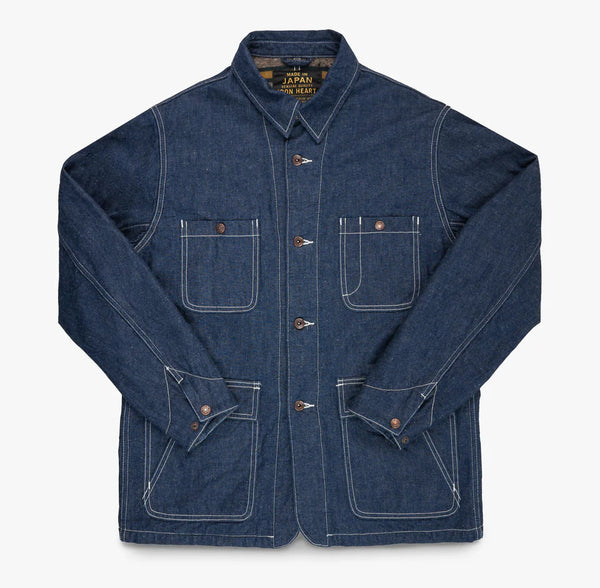 Iron Heart - IHJ-149-IND - 10oz Selvedge Denim Blanket Lined Chore