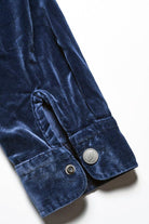 Pure Blue Japan - [2224-NV] Cotton Velvet CPO Shirt - Navy - City Workshop Men's Supply Co.