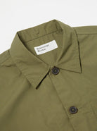 Universal Works - Tech Overshirt In Olive Recycled Poly Tech - City Workshop Men's Supply Co.