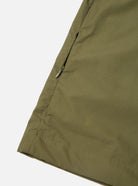 Universal Works - Tech Overshirt In Olive Recycled Poly Tech - City Workshop Men's Supply Co.