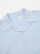 Universal Works - Camp Shirt II In Pale Blue Onda Cotton - City Workshop Men's Supply Co.