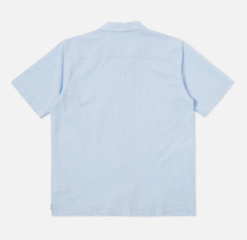 Universal Works - Camp Shirt II In Pale Blue Onda Cotton - City Workshop Men's Supply Co.