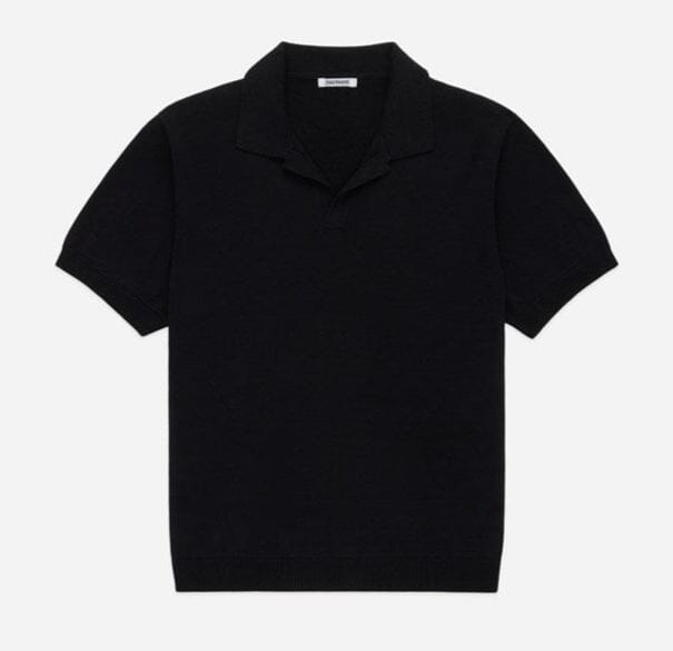 3sixteen - Knit Polo ~ Black Pima Cotton – City Workshop Men's