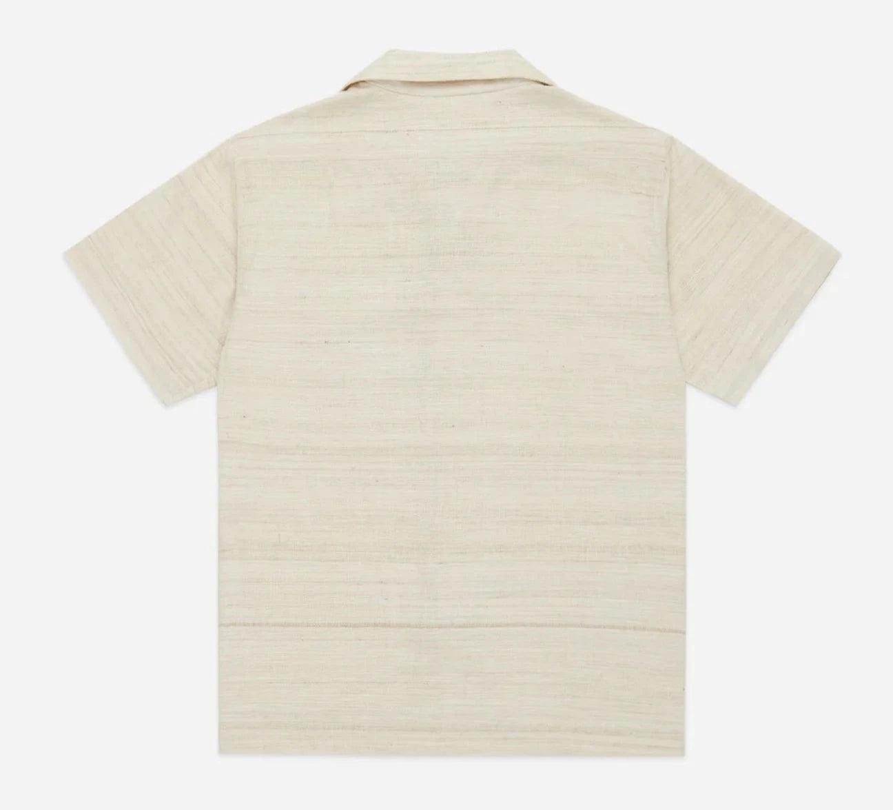 3sixteen - Leisure Shirt Ivory Handloom Silk - City Workshop Men's Supply Co.