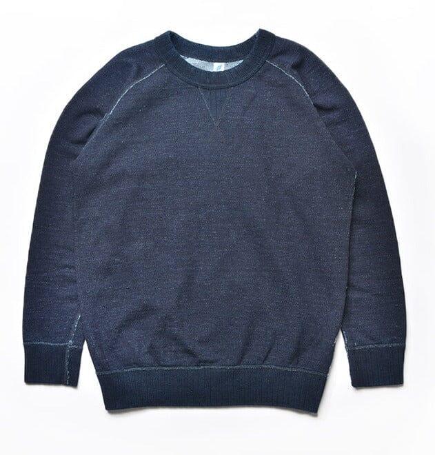 Pure Blue Japan - [5400-ID] Slub Yarn Sweatshirt/Indigo - City Workshop Men's Supply Co.